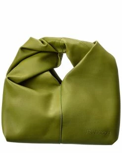 JW Anderson Twister Mini Leather Hobo Bag Women Shoulder Bags