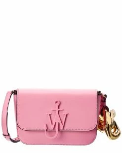 JW Anderson Chain Midi Anchor Leather Crossbody Women Crossbody Bags