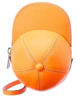JW Anderson Nano Cap Leather Pouch Women Wallets & Card Cases