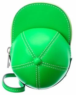 JW Anderson Nano Cap Leather Pouch Women Crossbody Bags