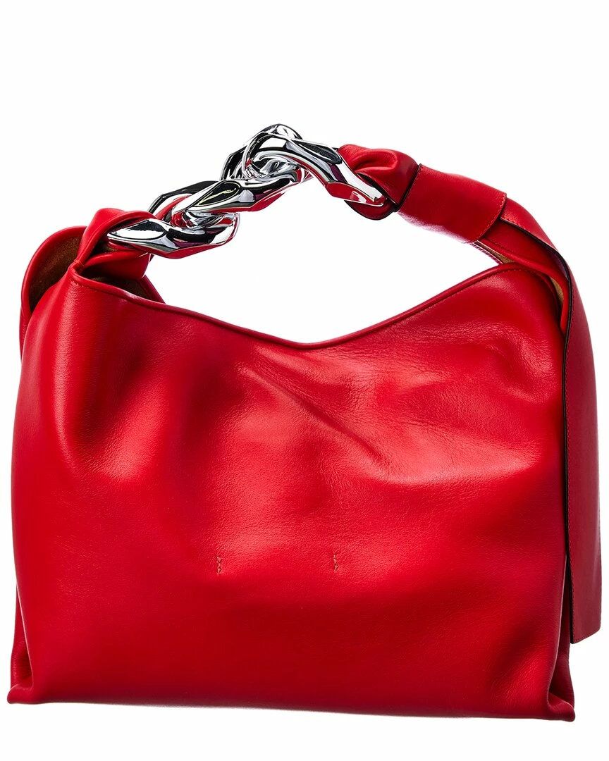JW Anderson Small Leather Hobo Bag Women Shoulder Bags - Image 2
