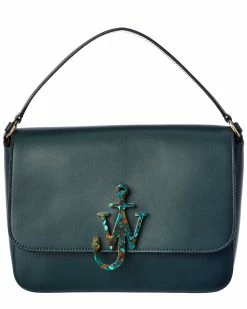 JW Anderson Anchor Leather Shoulder Bag Women Shoulder Bags