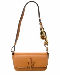 JW Anderson Chain Anchor Leather Shoulder Bag Women Shoulder Bags