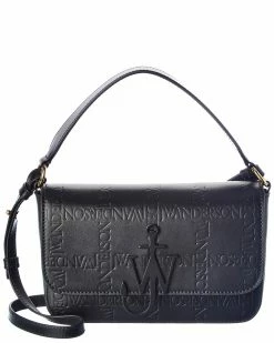 JW Anderson Anchor Logo Leather Shoulder Bag Women Shoulder Bags