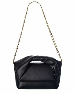 JW Anderson Twister Leather Satchel Women Satchels & Top Handles