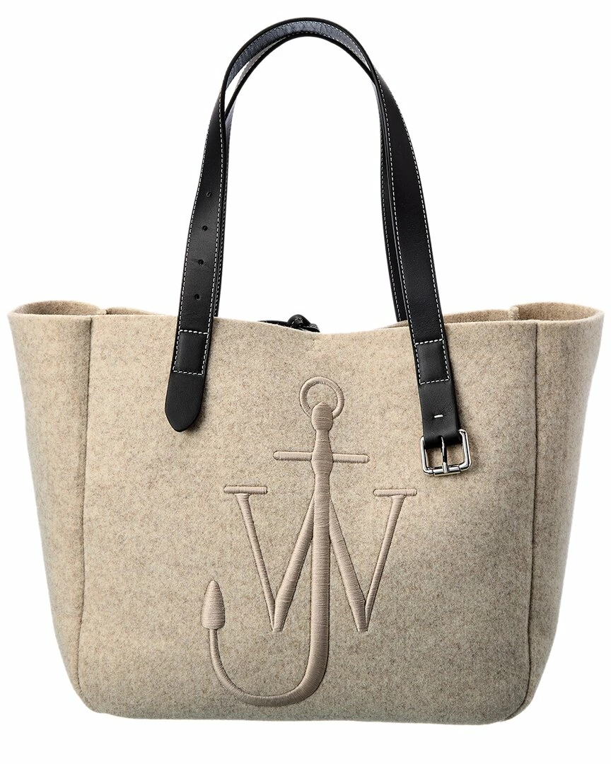 JW Anderson Belt Felt & Leather Tote Women Totes