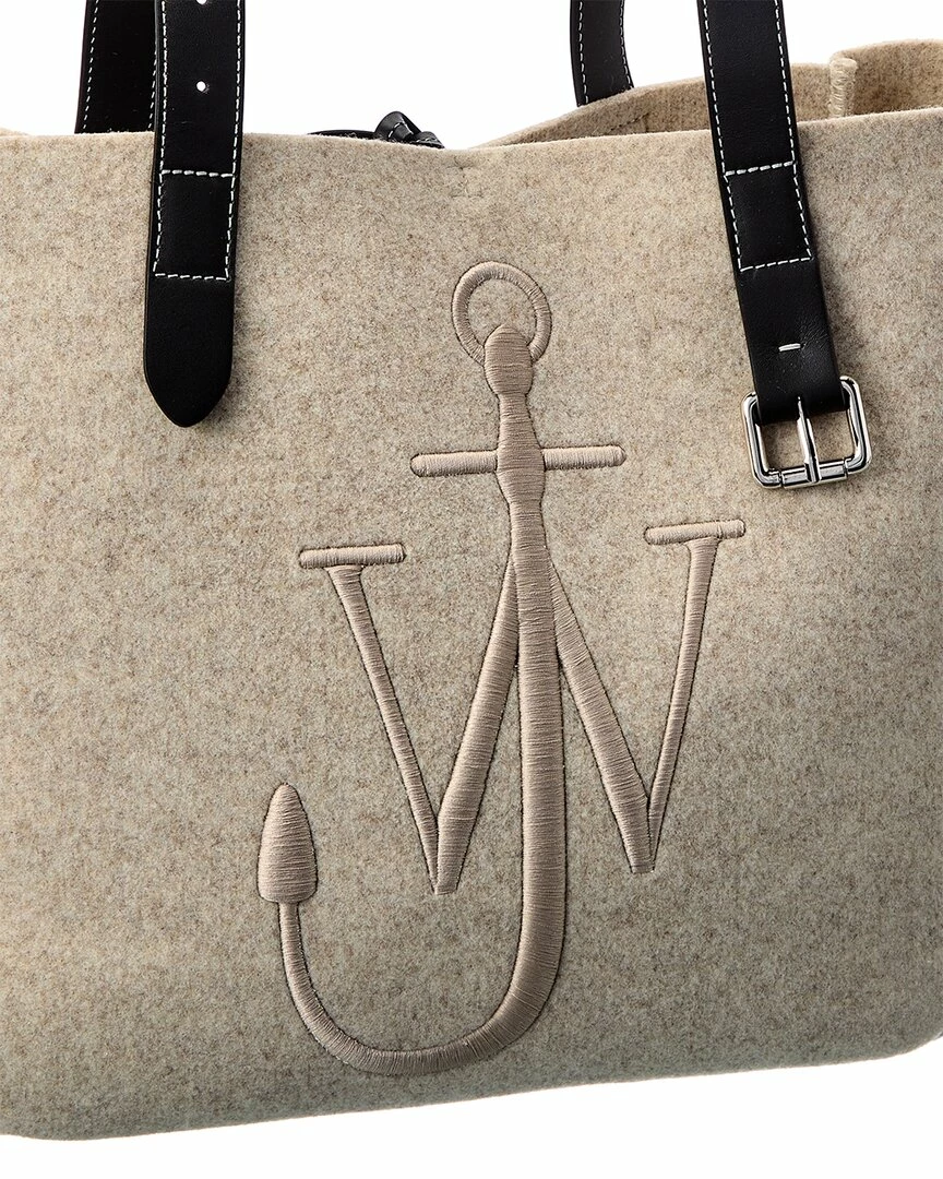 JW Anderson Belt Felt & Leather Tote Women Totes - Image 3