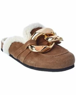 JW Anderson Chain Suede Mule Women Flats