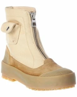 JW Anderson Canvas & Suede Bootie Women Booties