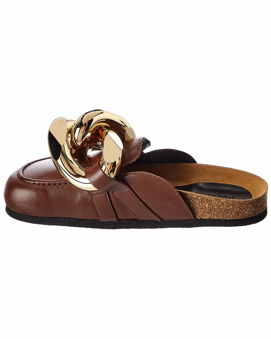 JW Anderson Chain Leather Mule Women Slides & Mules - Image 2