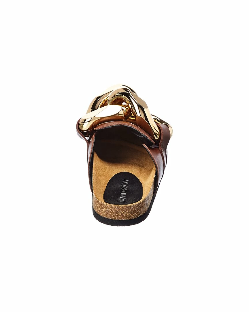 JW Anderson Chain Leather Mule Women Slides & Mules - Image 3