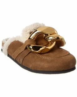 JW Anderson Chain Suede Mule Women Flats