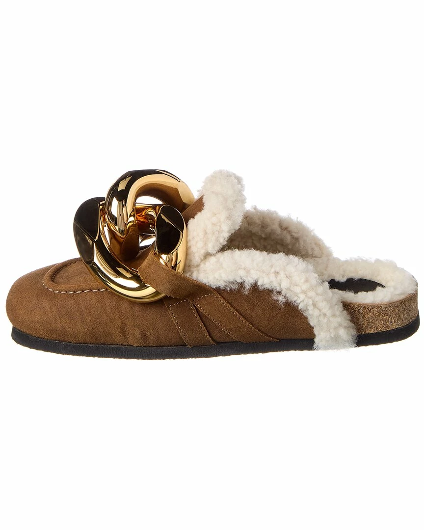 JW Anderson Chain Suede Mule Women Flats - Image 2
