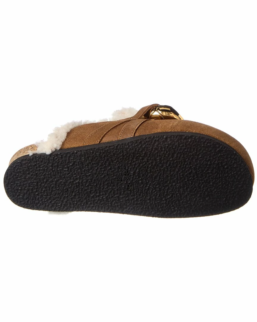 JW Anderson Chain Suede Mule Women Flats - Image 4