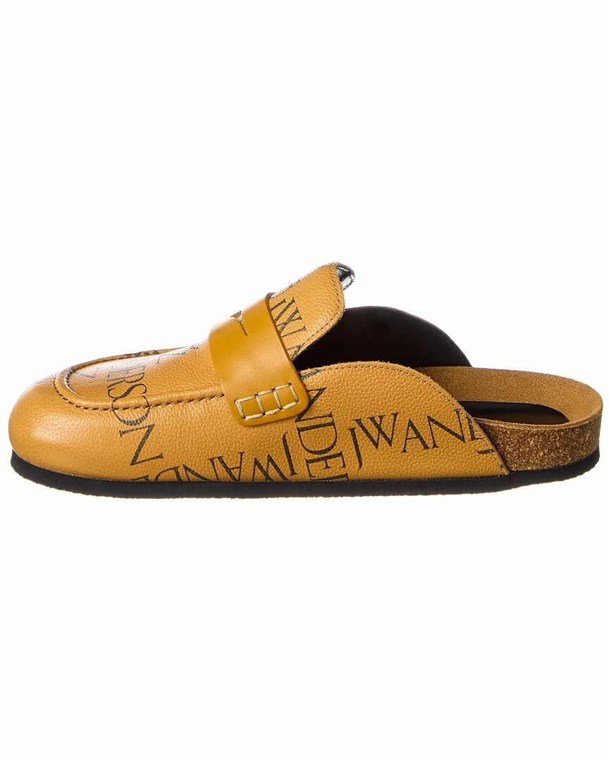 JW Anderson Logo Leather Mule Women Slides & Mules - Image 2