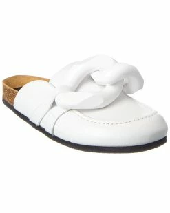 JW Anderson Chain Leather Mule Women Slides & Mules