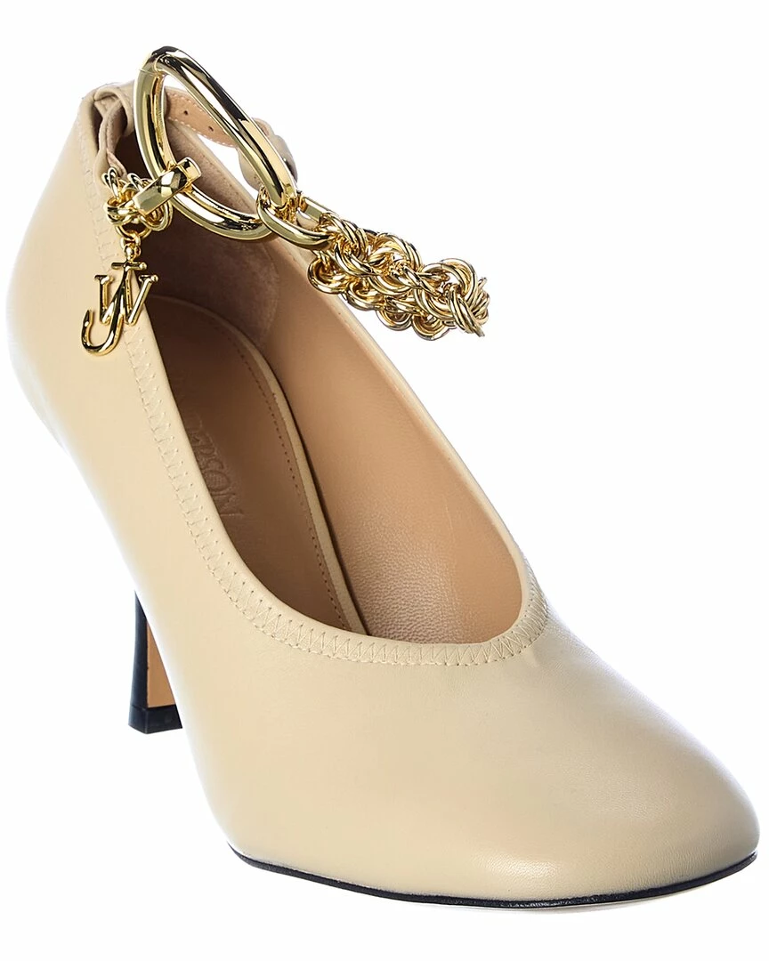 JW Anderson Chain Leather Pump Women Pumps
