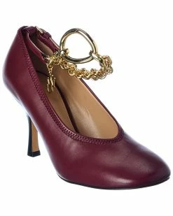 JW Anderson Chain Leather Pump Women Pumps