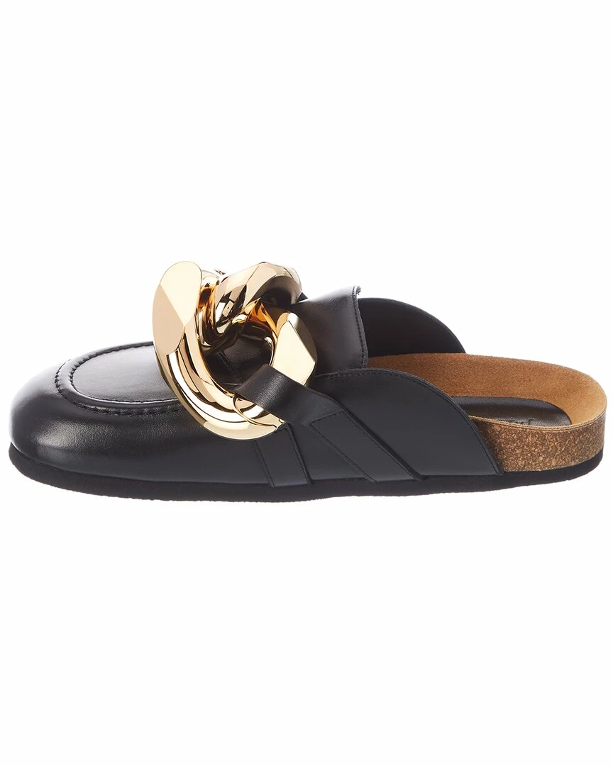 JW Anderson Chain Leather Mule Women Slides & Mules - Image 2