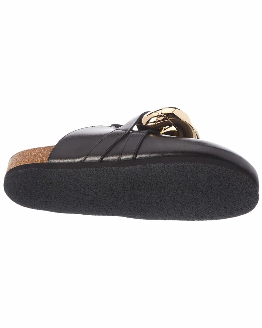 JW Anderson Chain Leather Mule Women Slides & Mules - Image 4