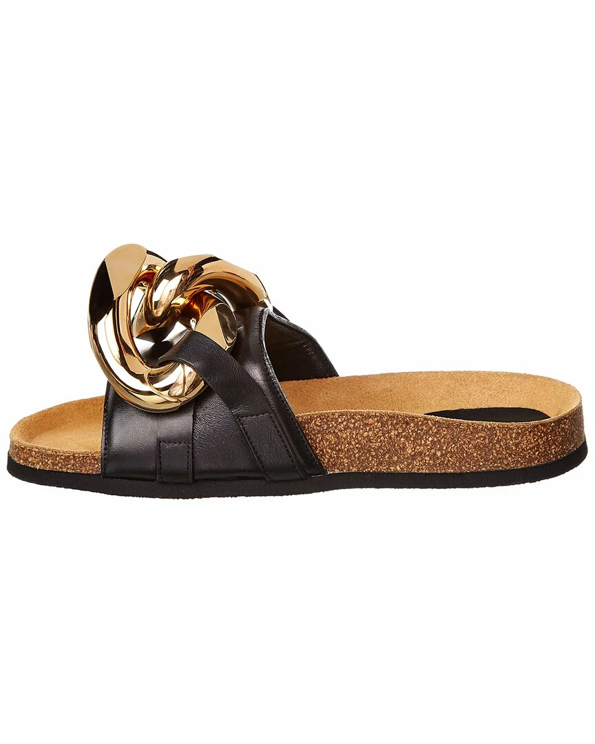 JW Anderson Chain Leather Sandal Women Flat Sandals - Image 2