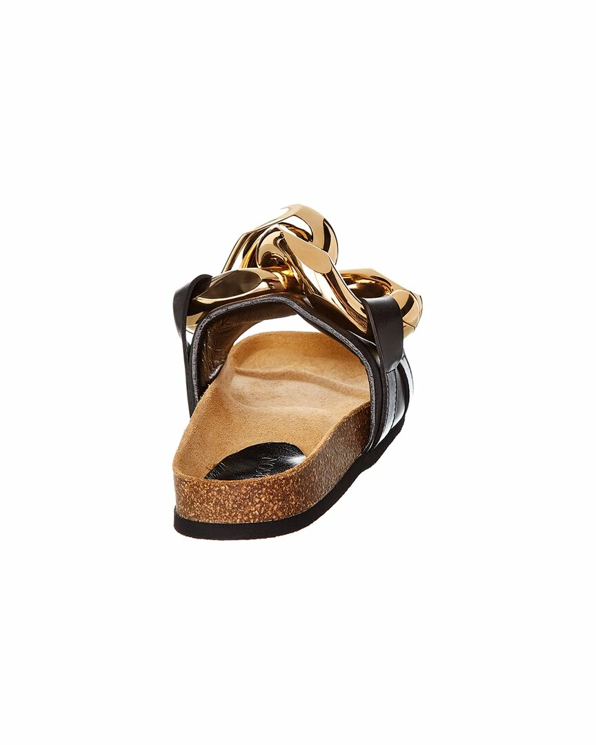 JW Anderson Chain Leather Sandal Women Flat Sandals - Image 3