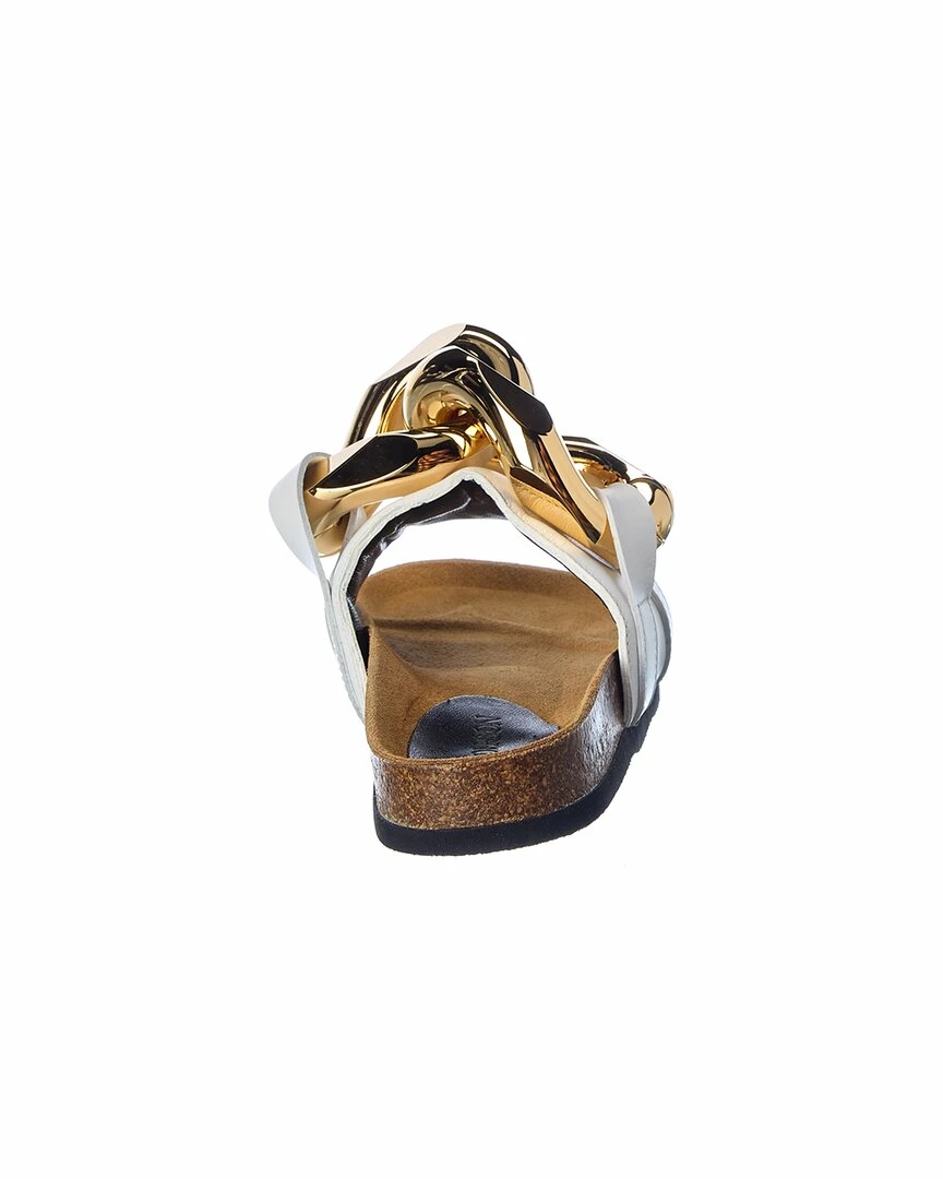 JW Anderson Chain Leather Sandal Women Flat Sandals - Image 3