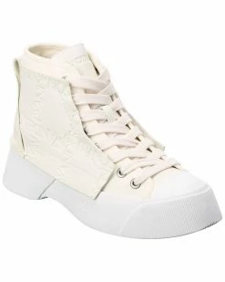 JW Anderson Canvas & Leather Sneaker Women Fashion Sneakers