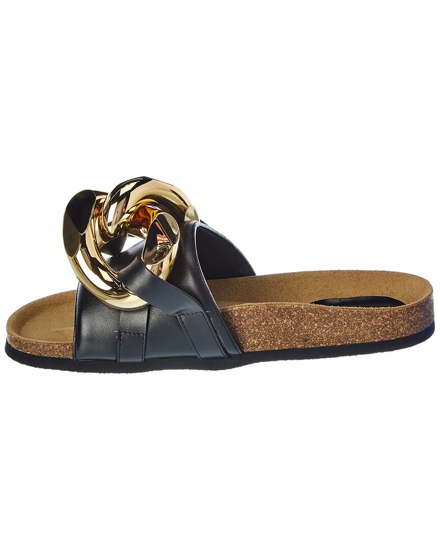 JW Anderson Chain Leather Sandal Women Flat Sandals - Image 2