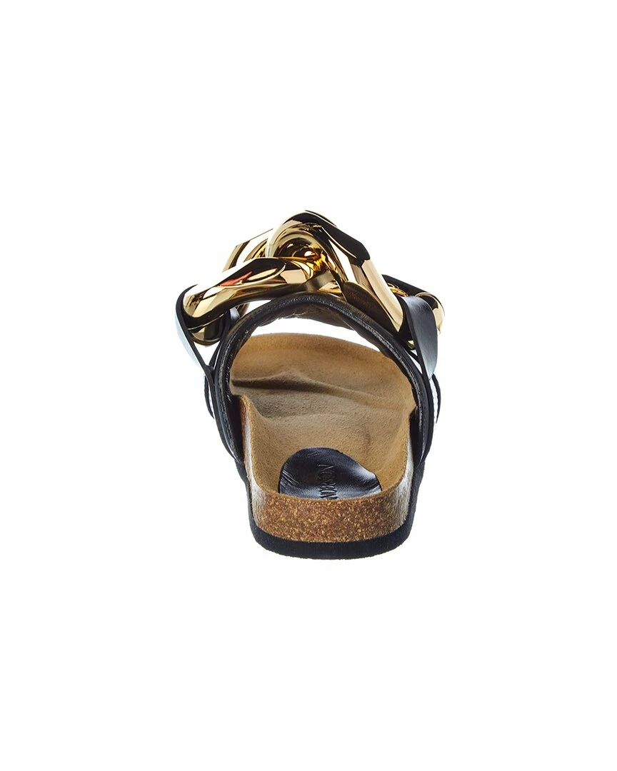 JW Anderson Chain Leather Sandal Women Flat Sandals - Image 3