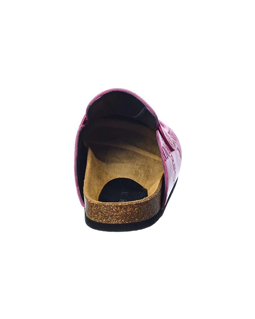 JW Anderson Logo Leather Mule Women Slides & Mules - Image 3