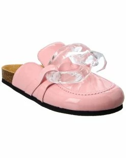 JW Anderson Chain Patent Mule Women Slides & Mules