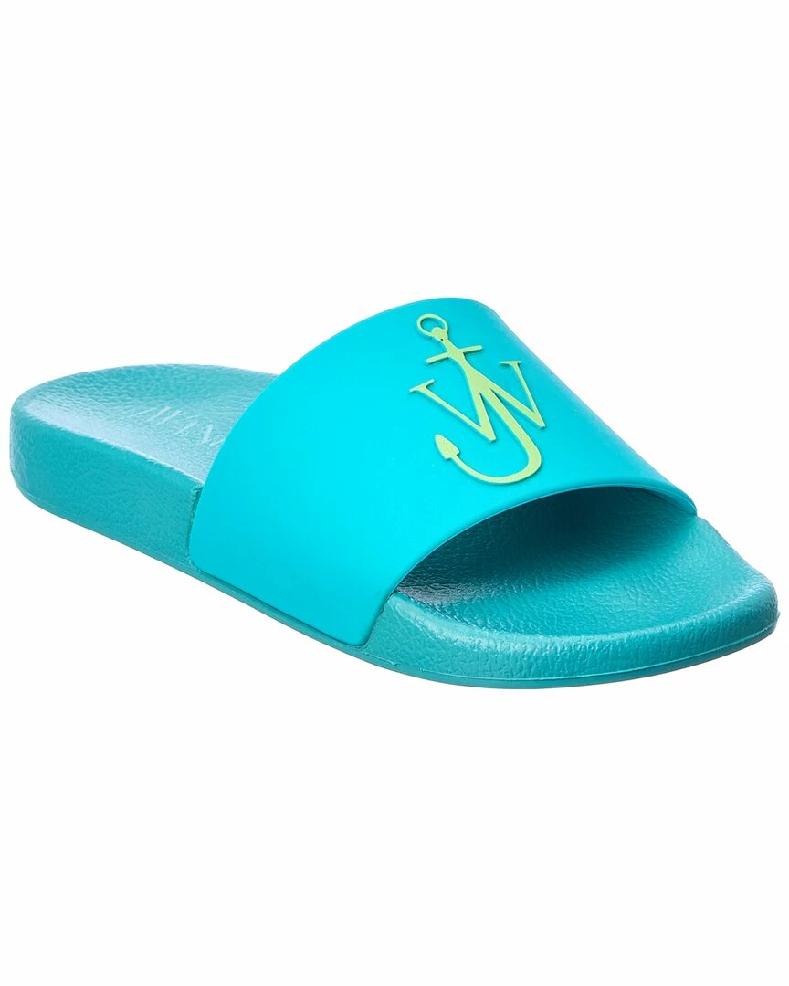 JW Anderson Anchor Logo Rubber Slide Women Flat Sandals