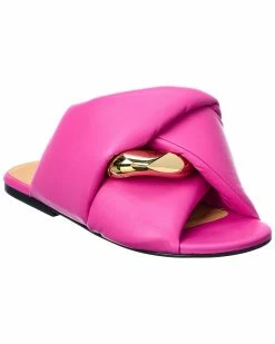 JW Anderson Chain Twist Sandal Women Flat Sandals