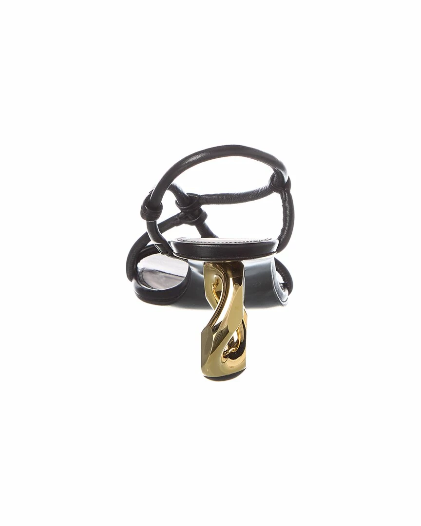 JW Anderson Chain Leather Sandal Women Heeled Sandals - Image 3