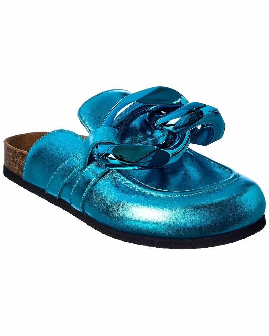 JW Anderson Chain Leather Mule Women Flats