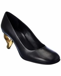 JW Anderson Chain Detail Leather Pump Women Pumps