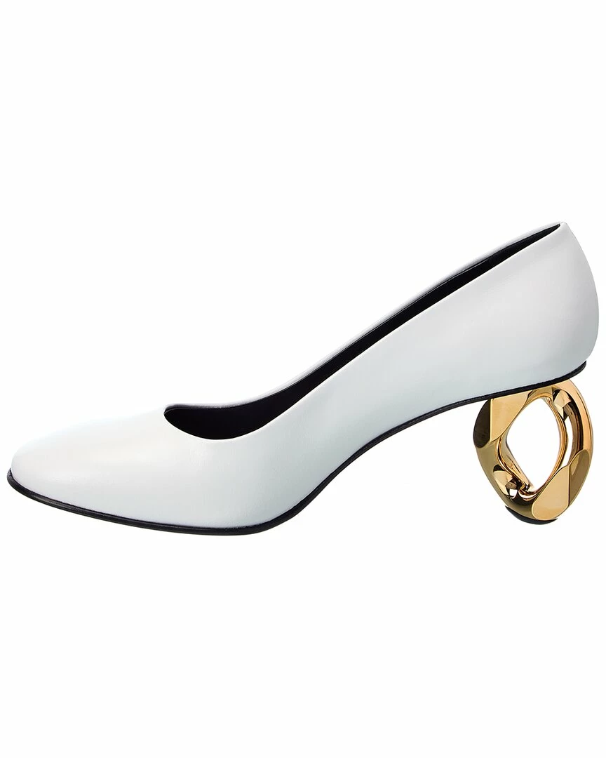 JW Anderson Chain Link Leather Pump Women Pumps - Image 2